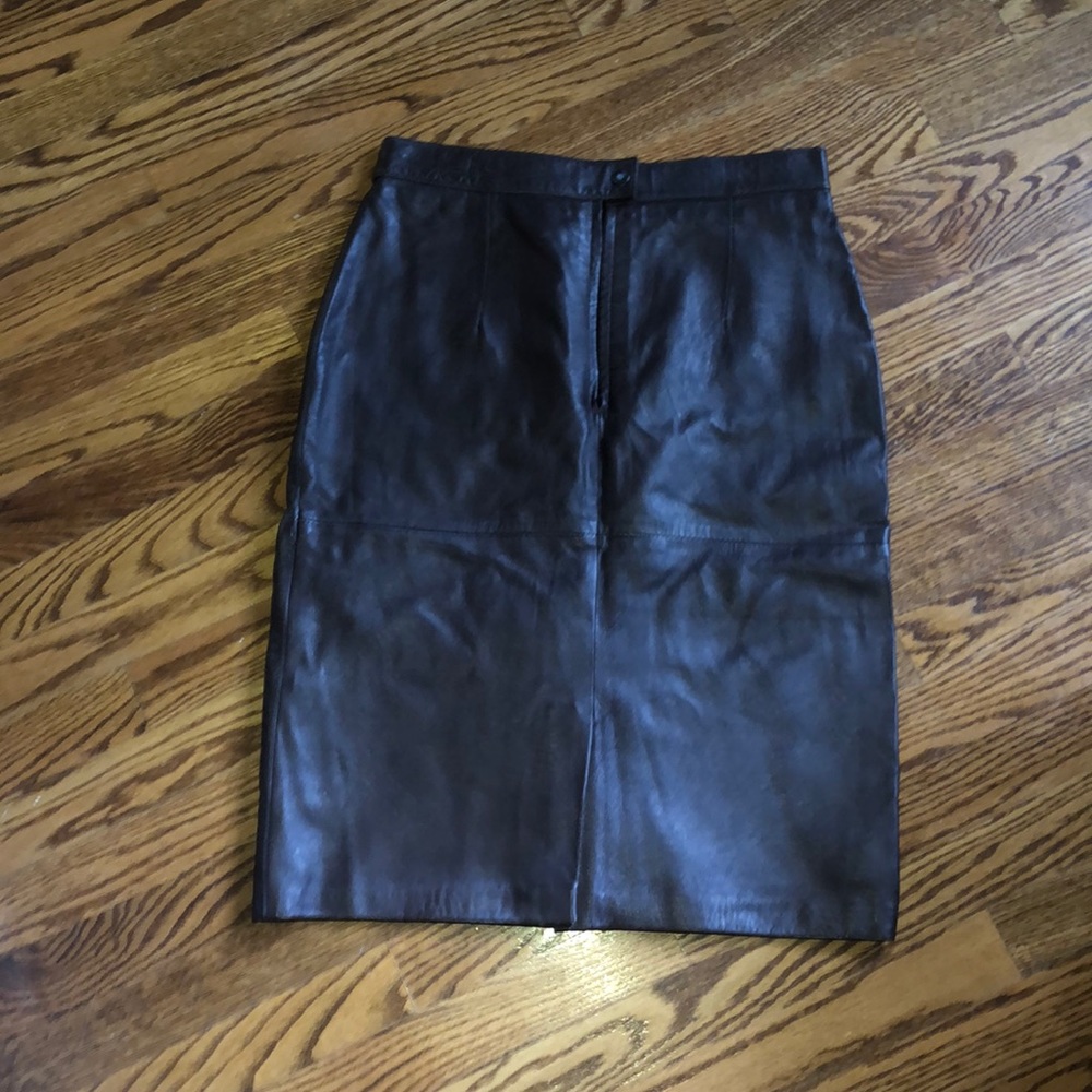 Women’s Leather Skirt